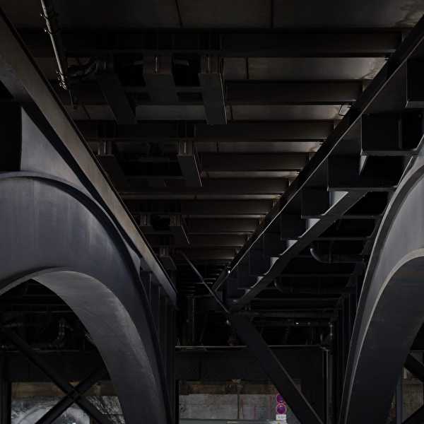 Under bridge station Friedrichstrasse